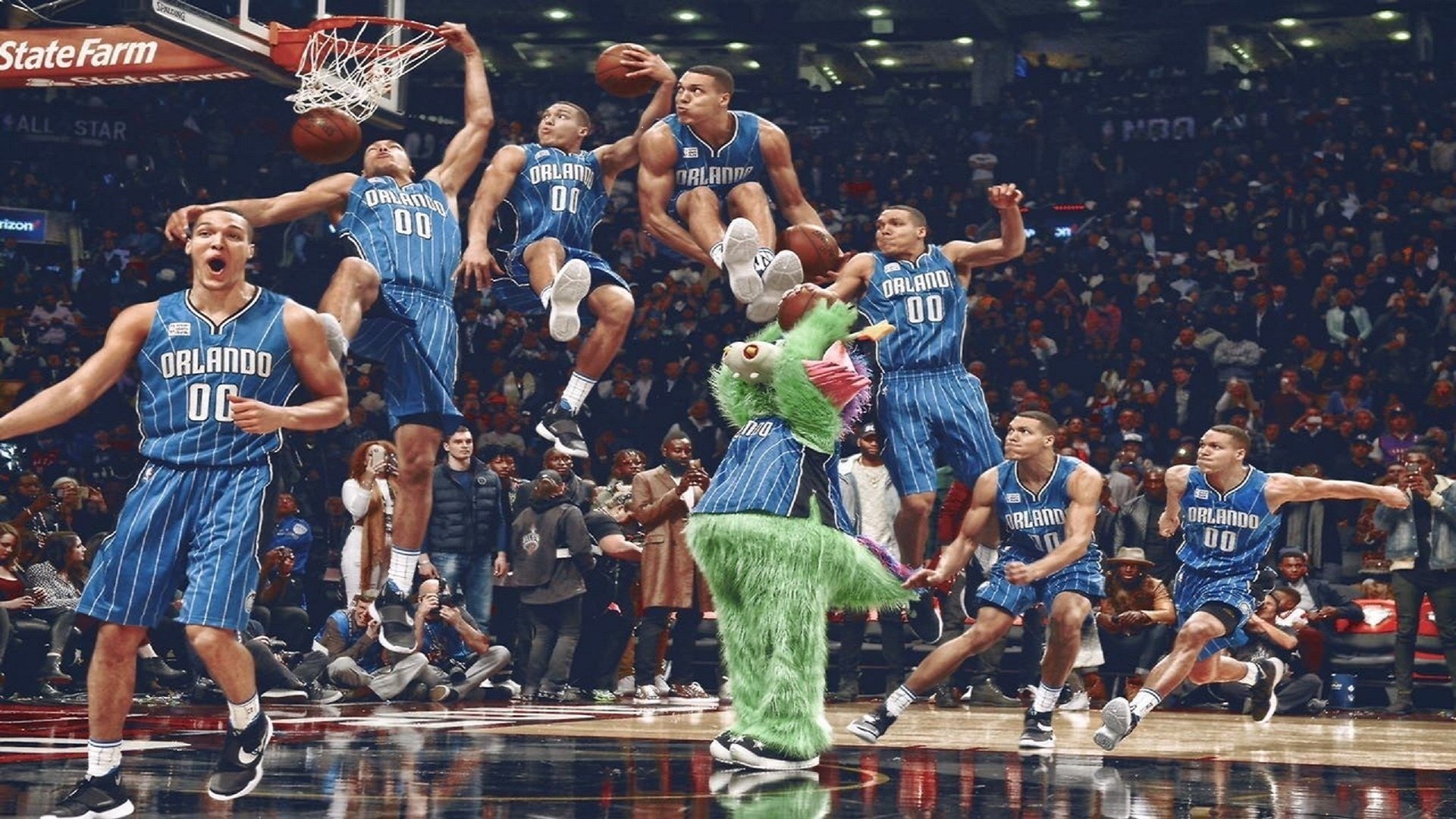 杨瀚森自信瞬间！半场神奇三分后为自己竖起大拇指，完美诠释篮球精神